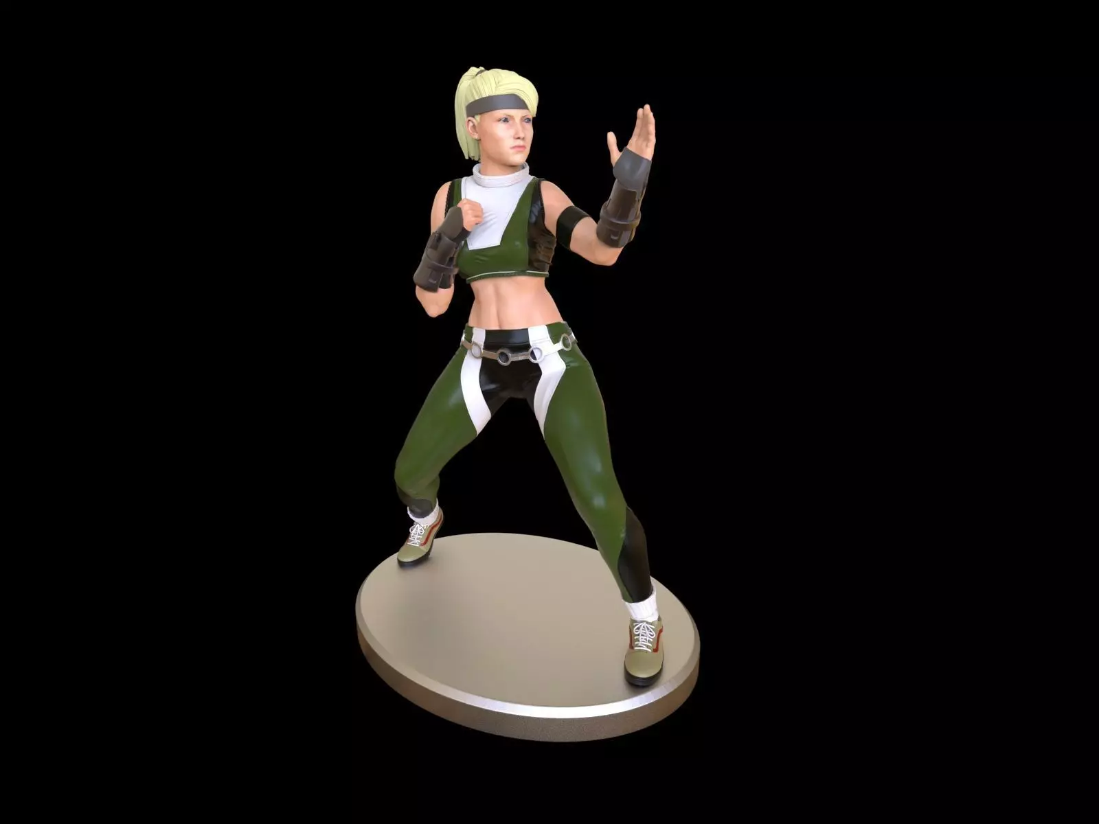 Sonya Blade Mortal Kombat 3D print model_0