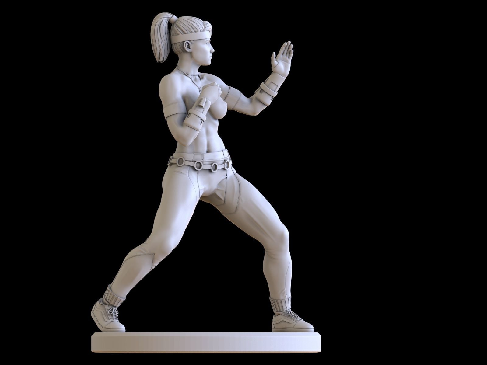Sonya Blade Mortal Kombat 3D print model_15