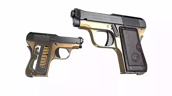  Beretta M418 Low-poly 3D model