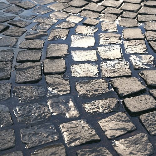 Material of wet radial paving 01 Texture