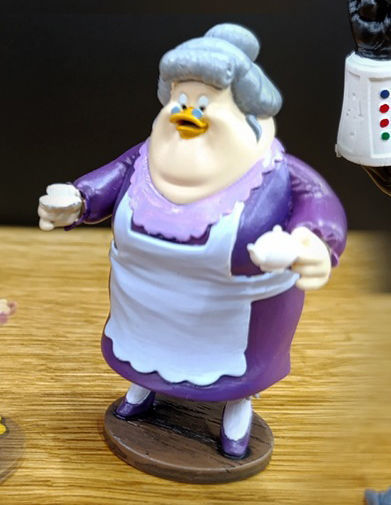 Bentina Beakley duck tales for 3d print STL one-piece 3D print model_1