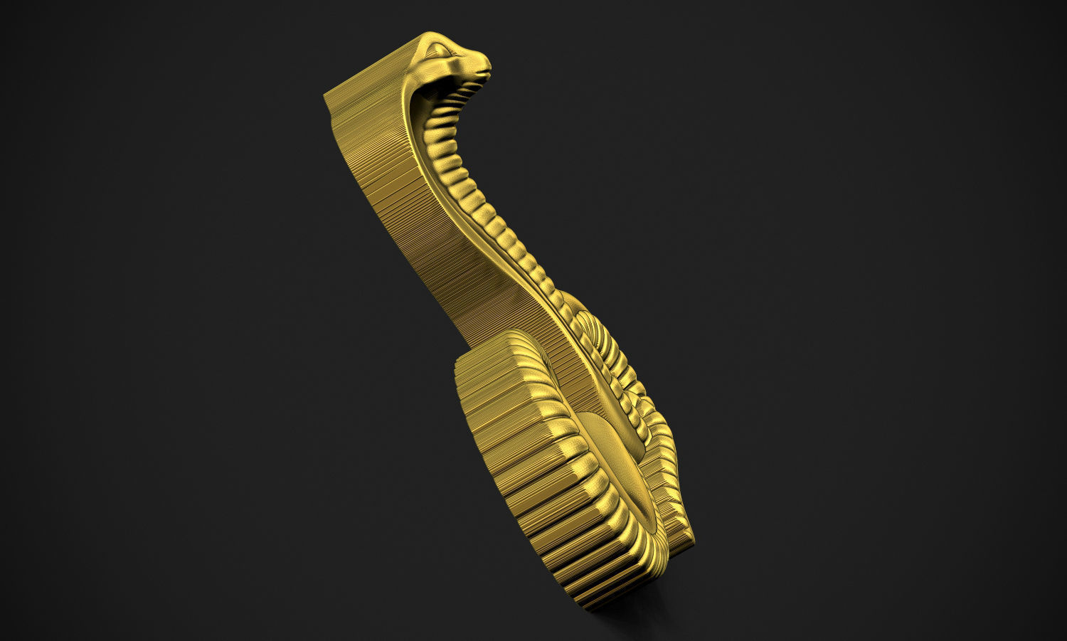 Snake Relief 3D print model_5