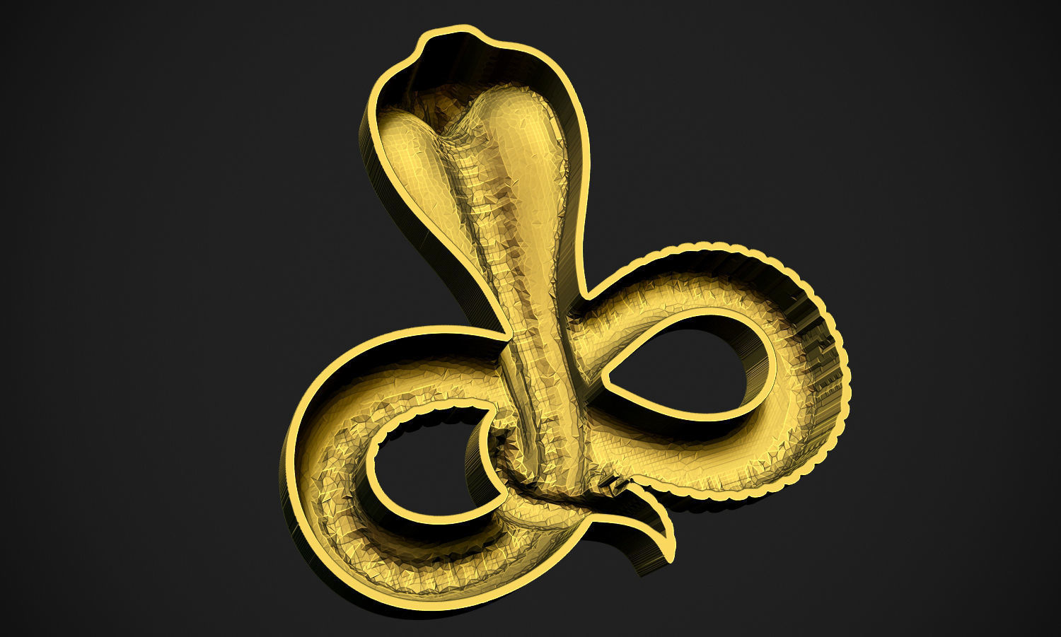 Snake Relief 3D print model_6