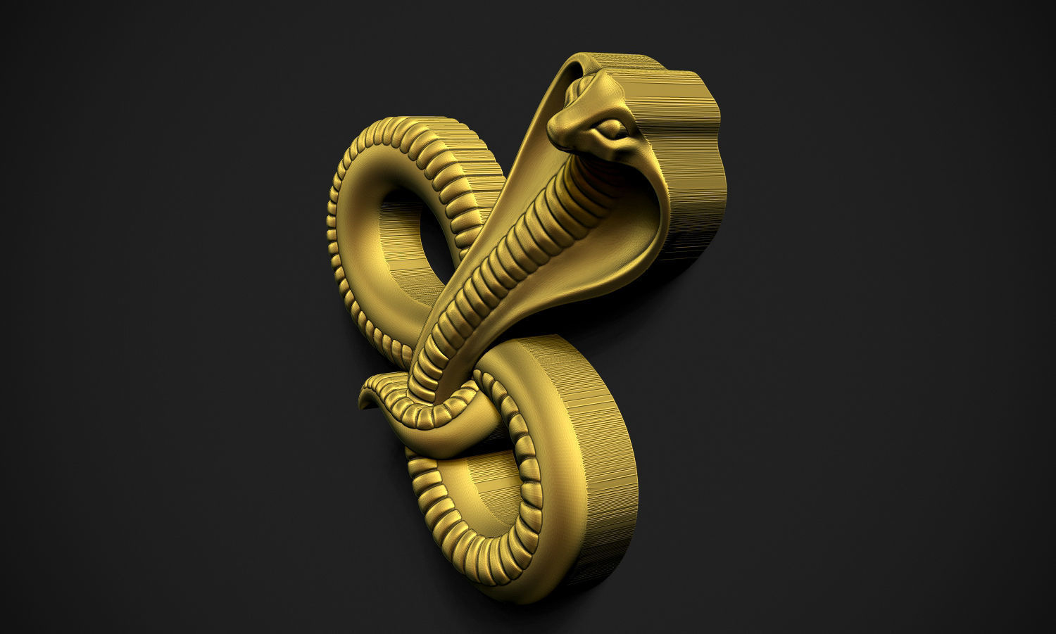 Snake Relief 3D print model_4