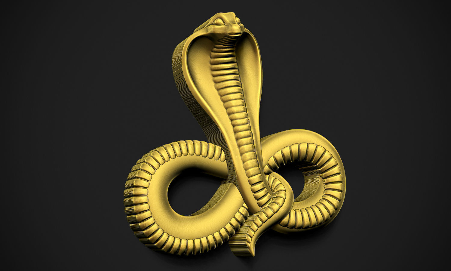 Snake Relief 3D print model_2