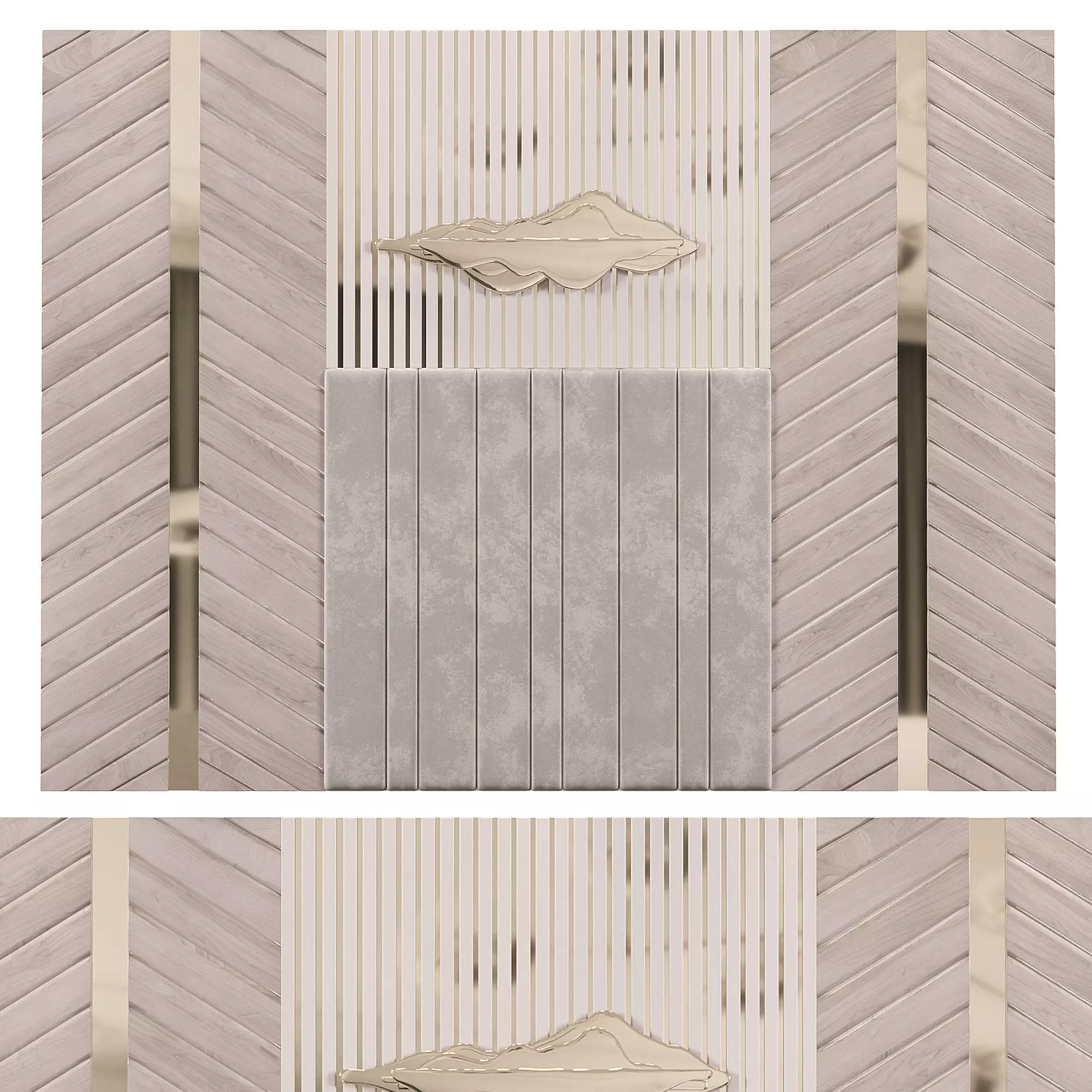 Decor door 3D model_0