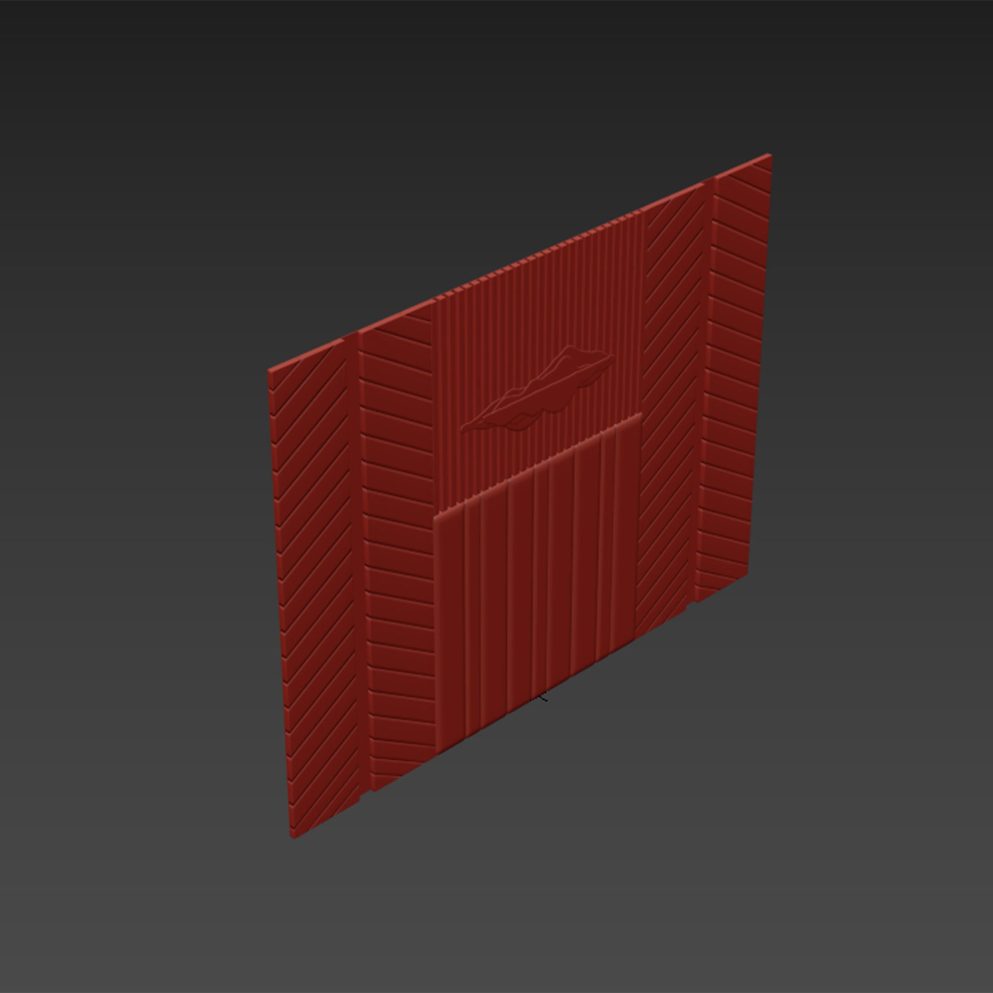 Decor door 3D model_5