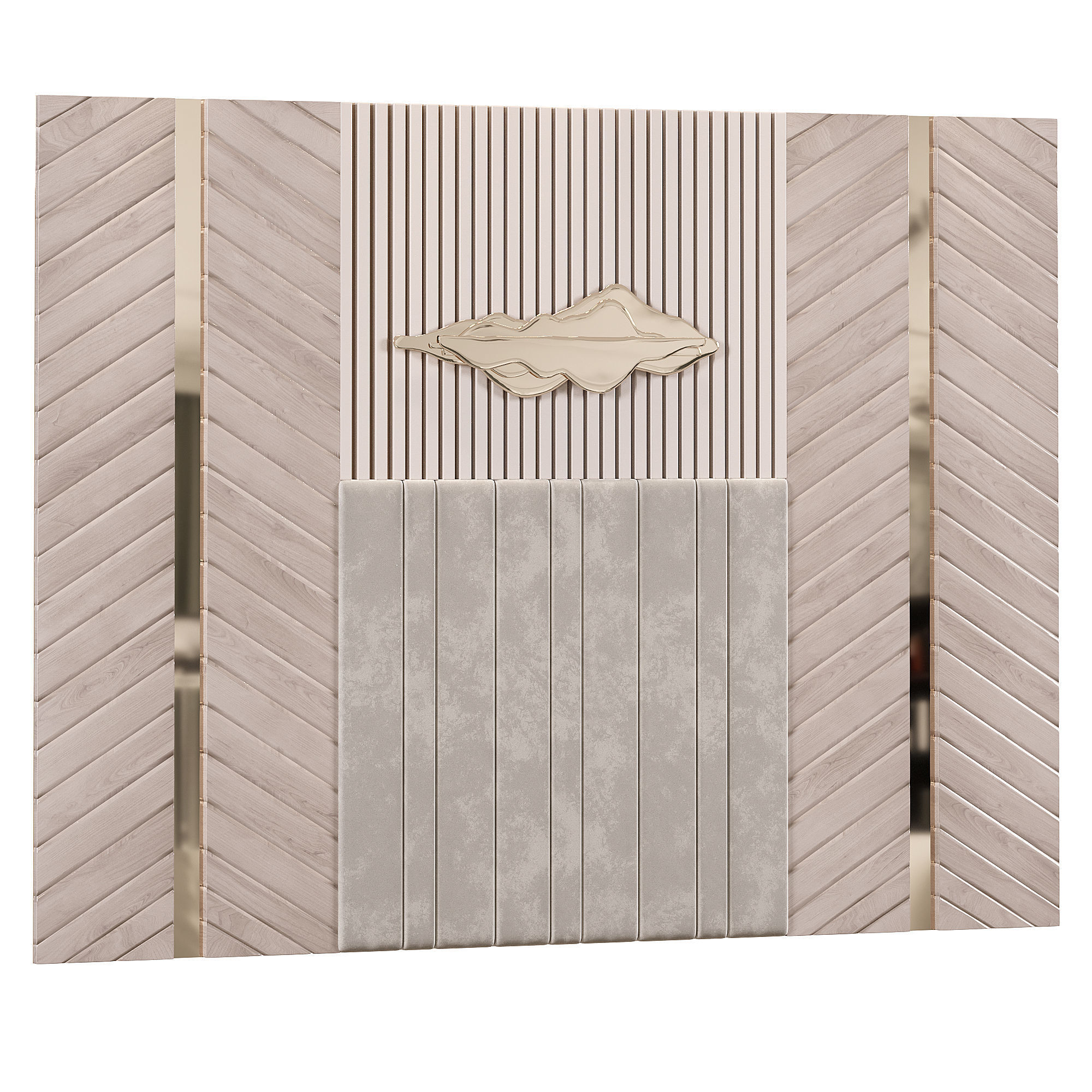 Decor door 3D model_2