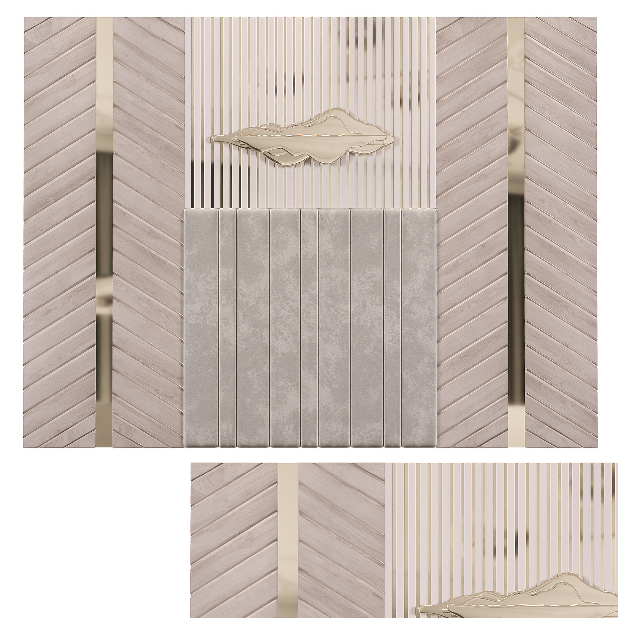 Decor door 3D model_1