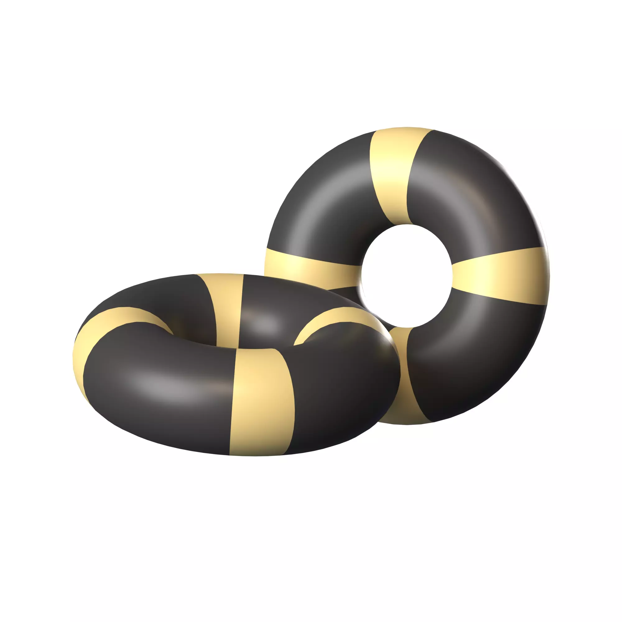 lifebuoy Low-poly 3D model