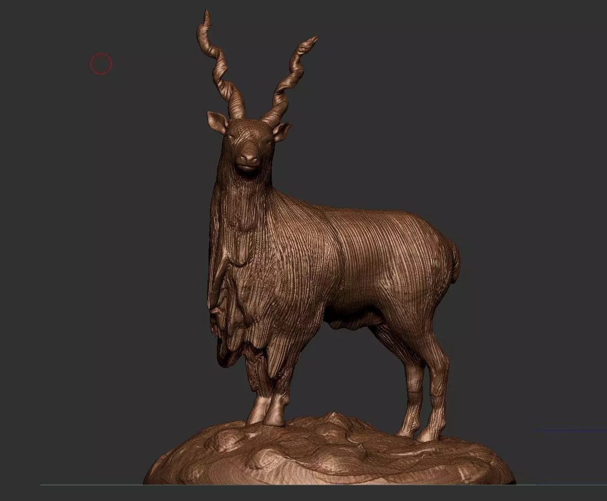 Markhor deer 3D print model