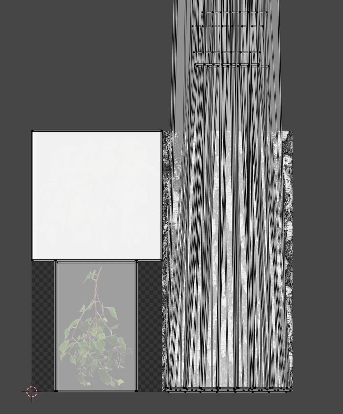 Birch tree low-poly PBR game ready Low-poly 3D model_18