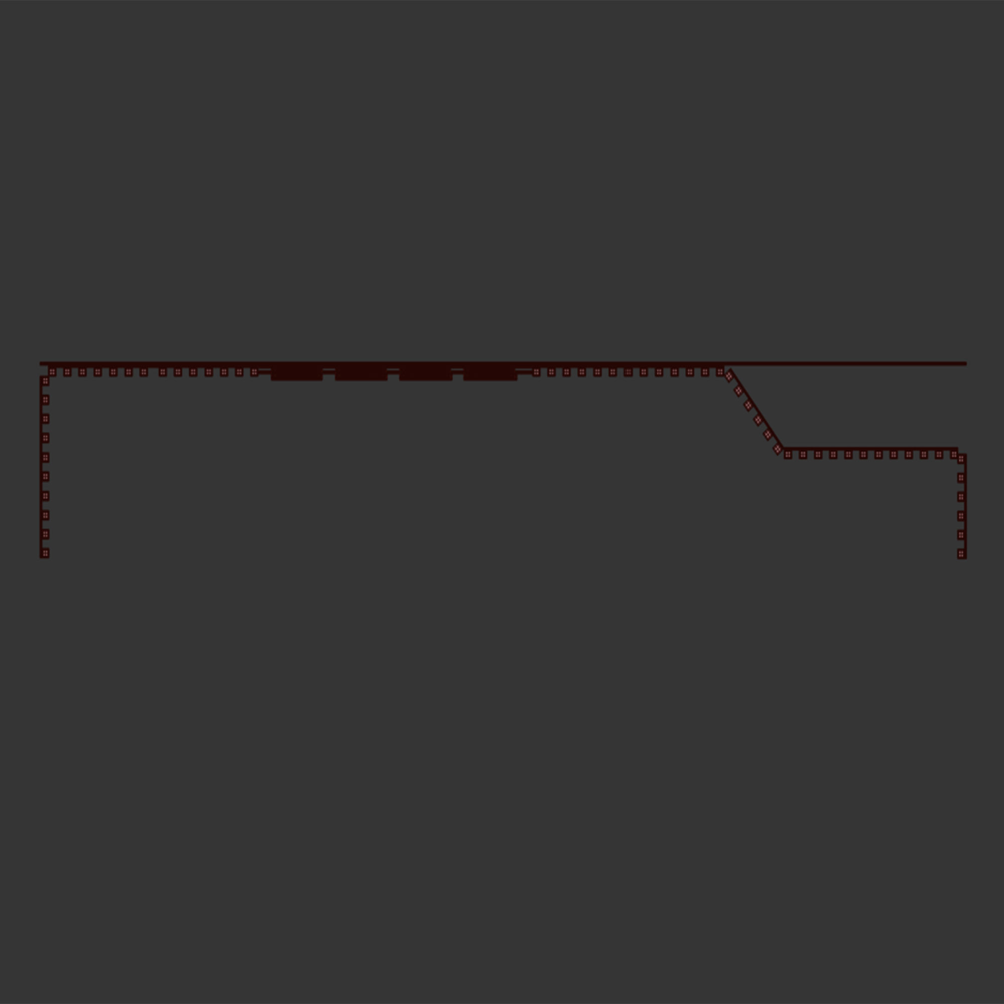 Decor pattern of squares 3D model_7