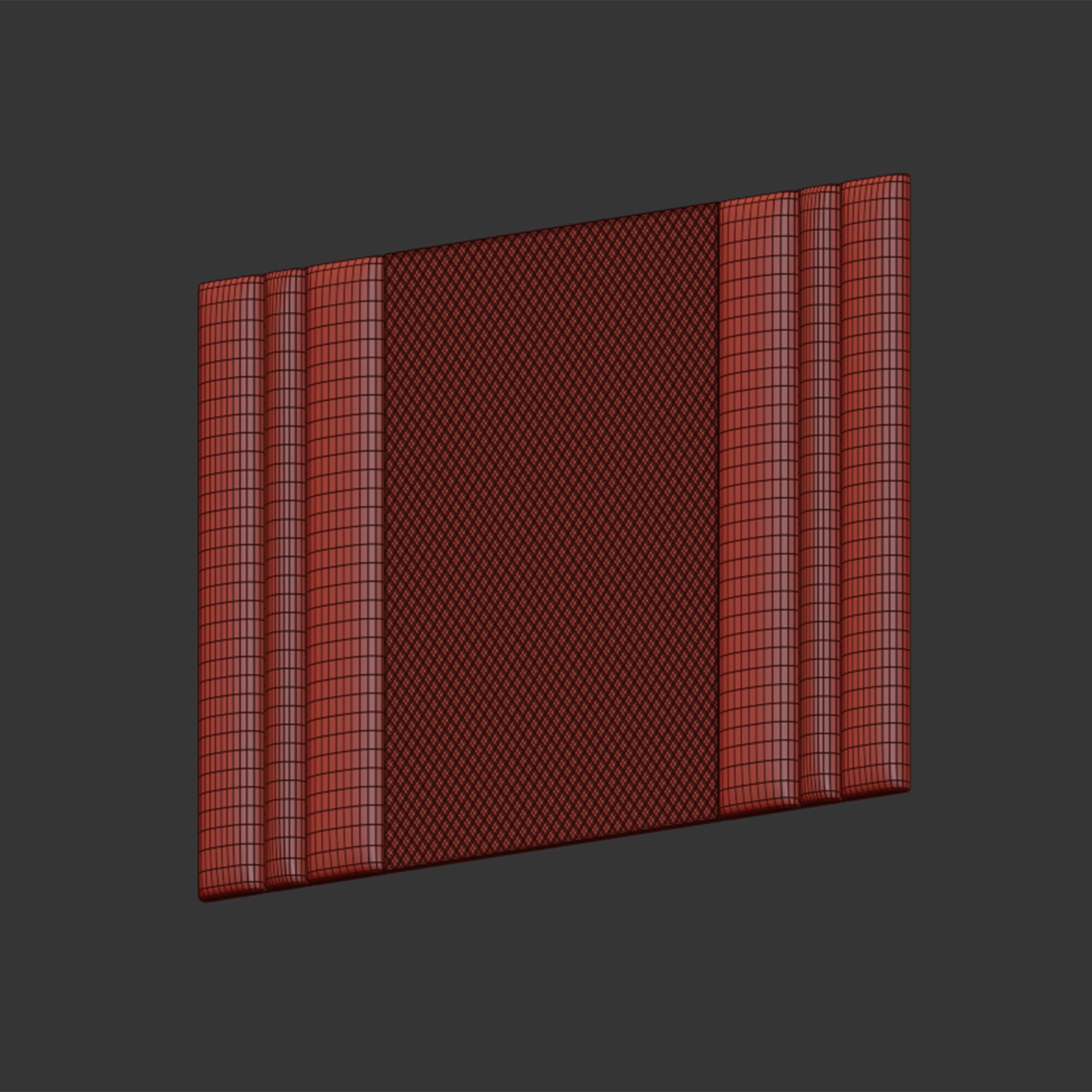 Decor piece of cloth 3D model_7