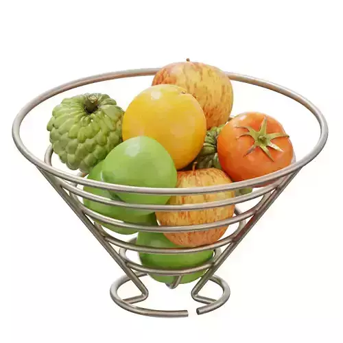 Spectrum Diversified Euro Fruit Bowl set 11 3D model