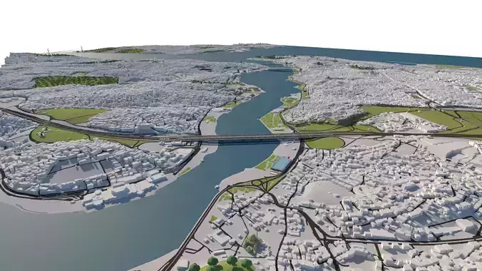Istanbul Partial 3D Model 3D model