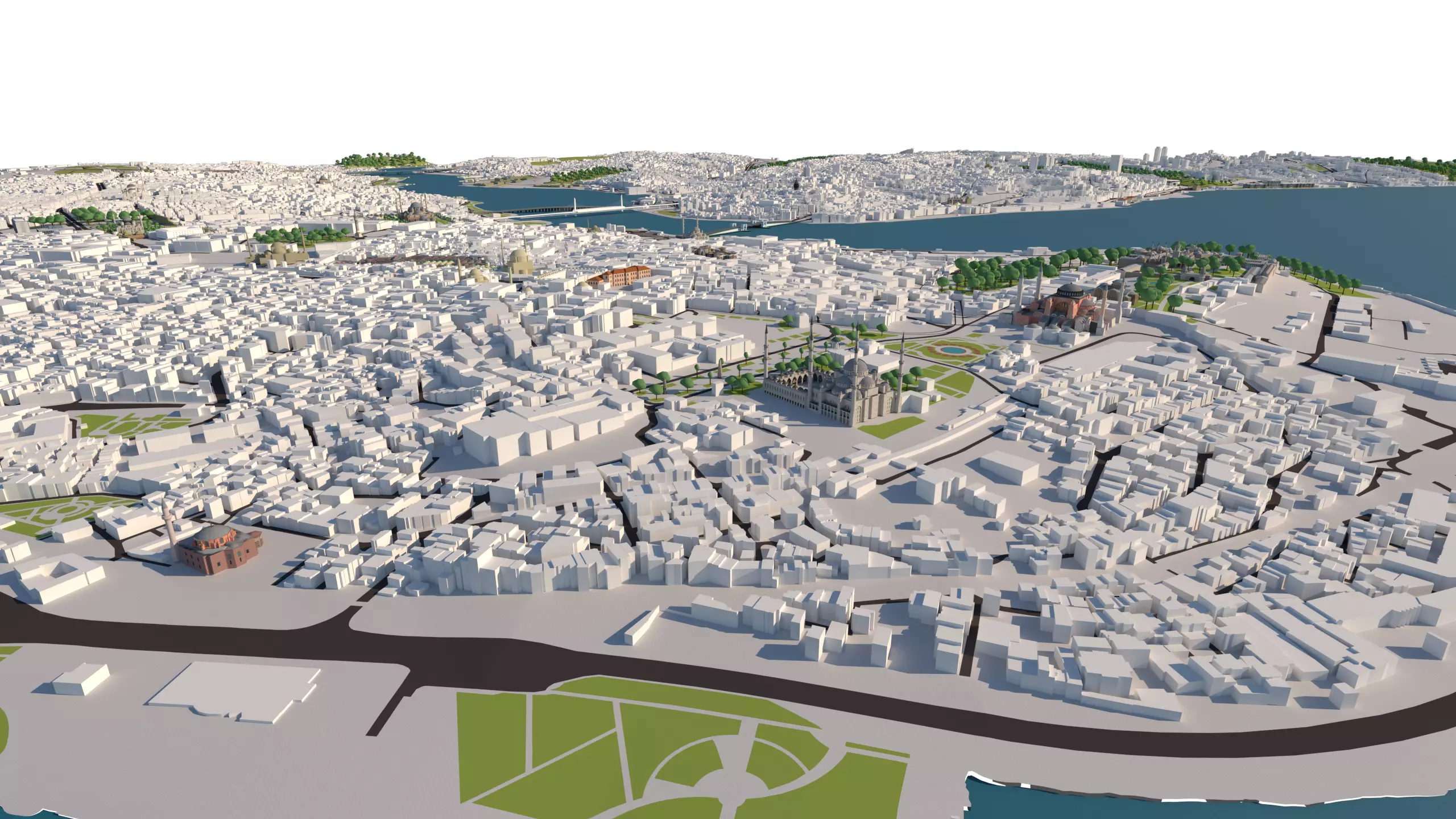 Istanbul Partial 3D Model 3D model