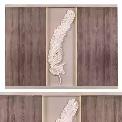 Decor feather wall art