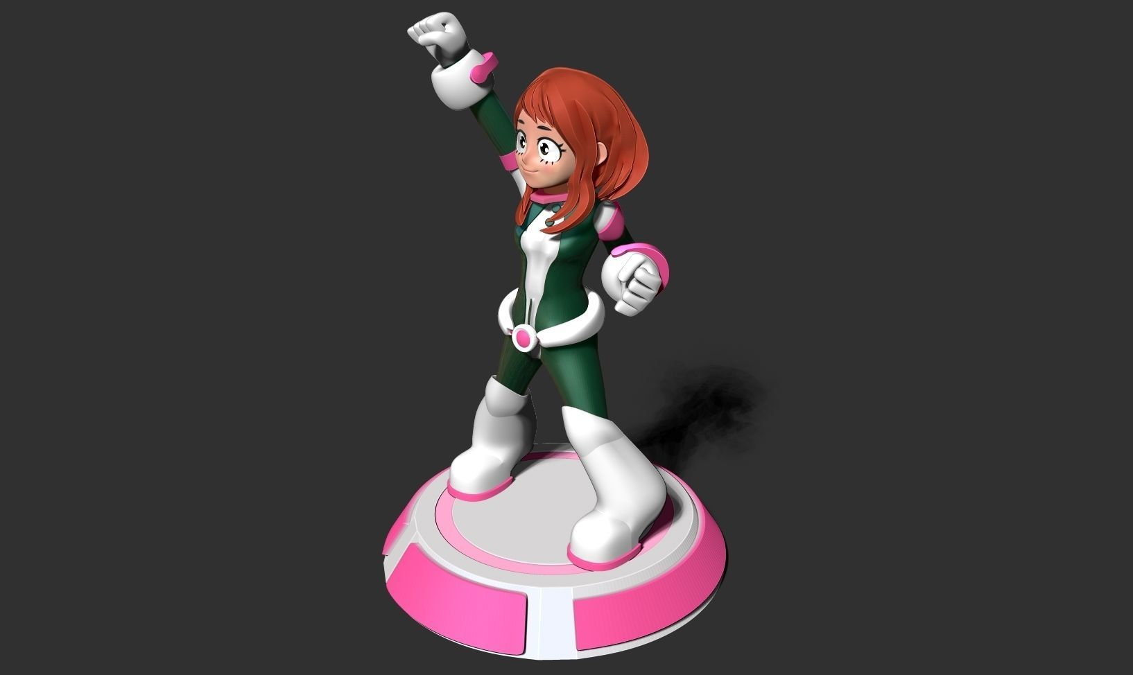 Ochaco Uraraka Fanart 3D print model_15