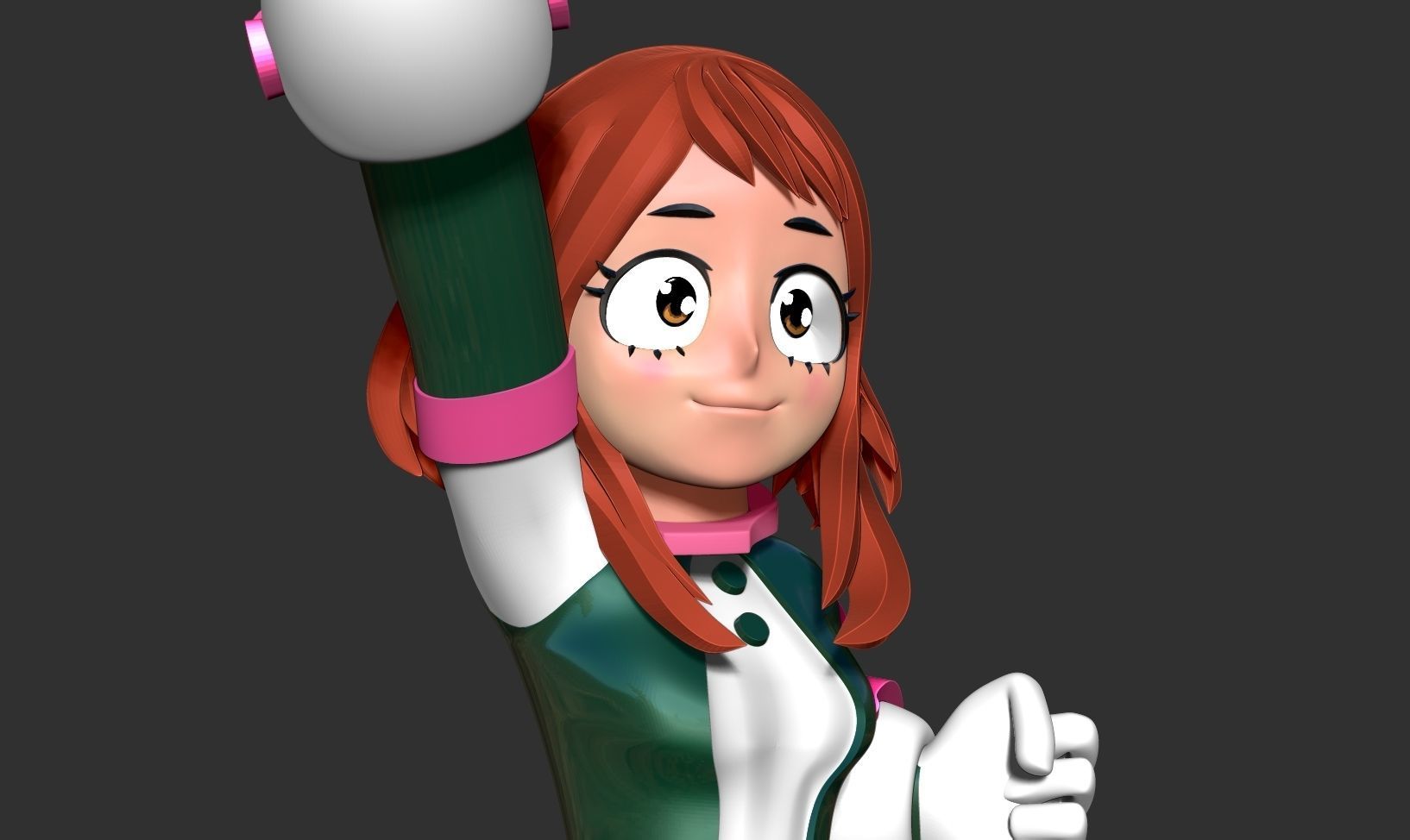 Ochaco Uraraka Fanart 3D print model_5