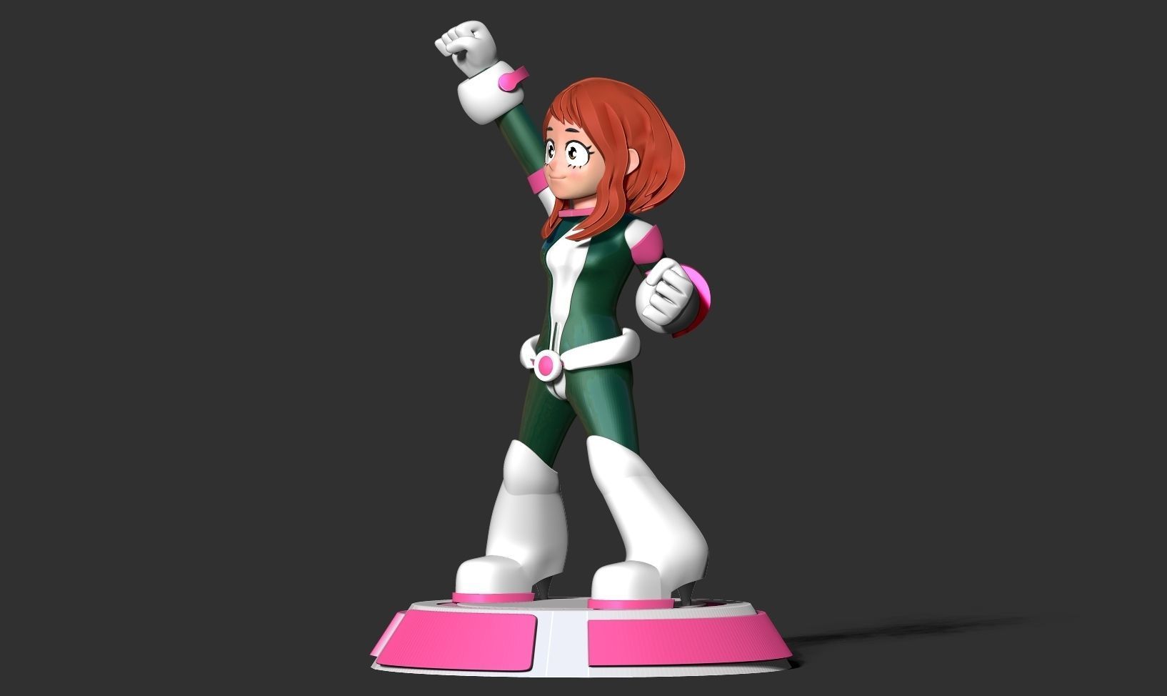 Ochaco Uraraka Fanart 3D print model_13