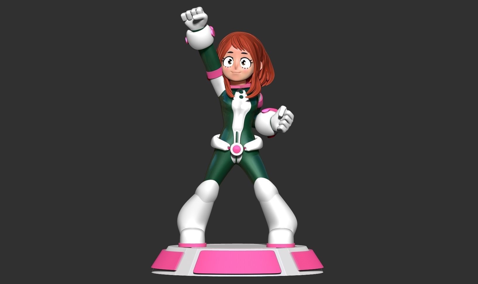 Ochaco Uraraka Fanart 3D print model_9