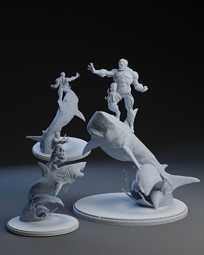 Marvel crisis protocol deep presupported included 3D print model