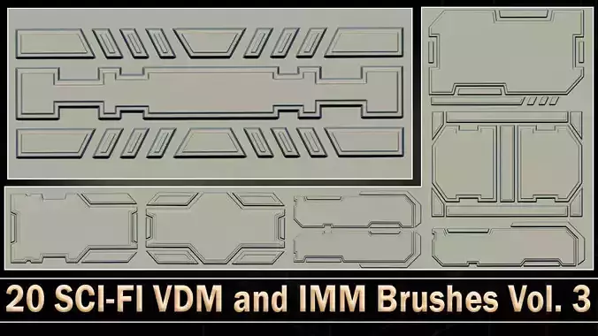 20 SCI-FI VDM and IMM Brushes Vol 3