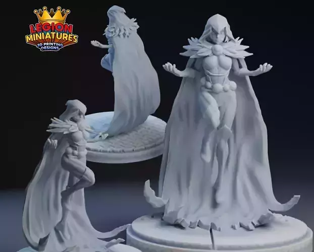 Marvel crisis protocol raven presupported included