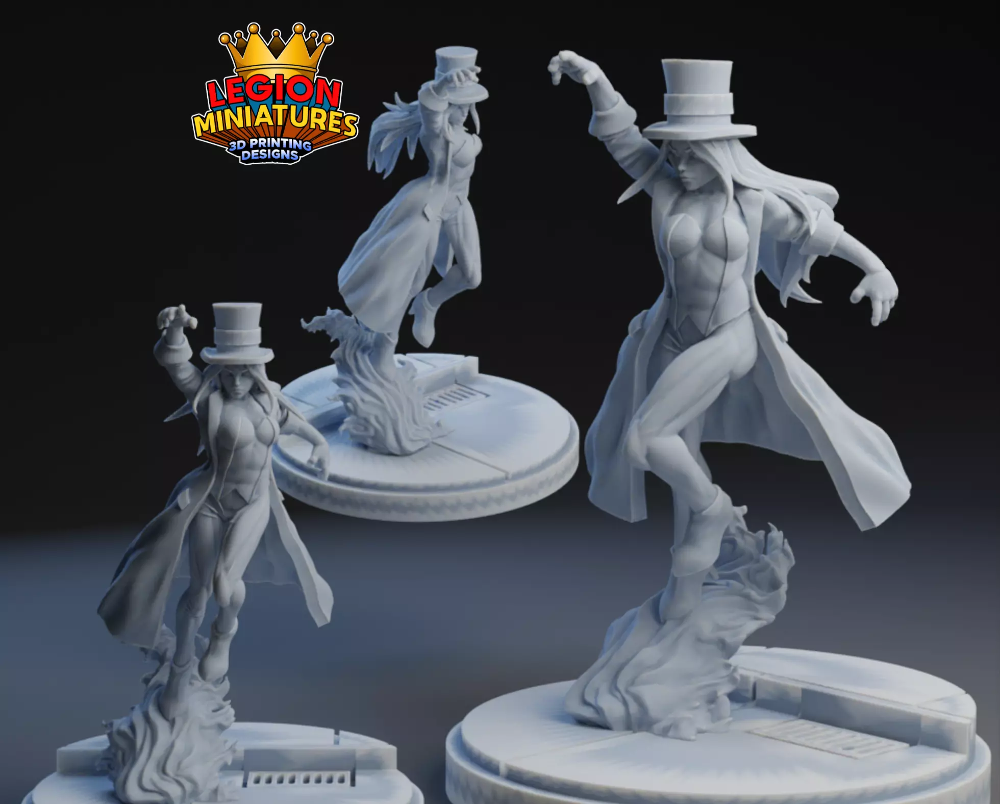 Marvel crisis protocol zatanna presupported included 3D print model