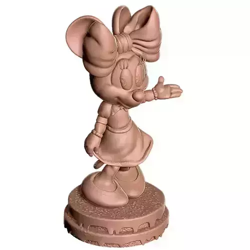 Minnie Mouse HI for 3d print 3D print model