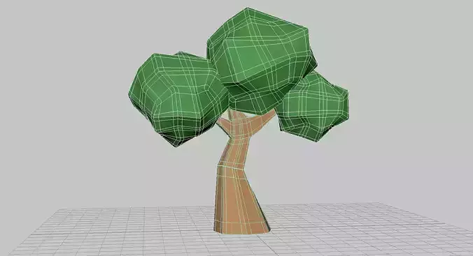 Stylized Tree 3D model