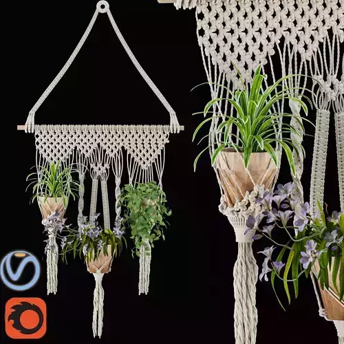 Macrame planter