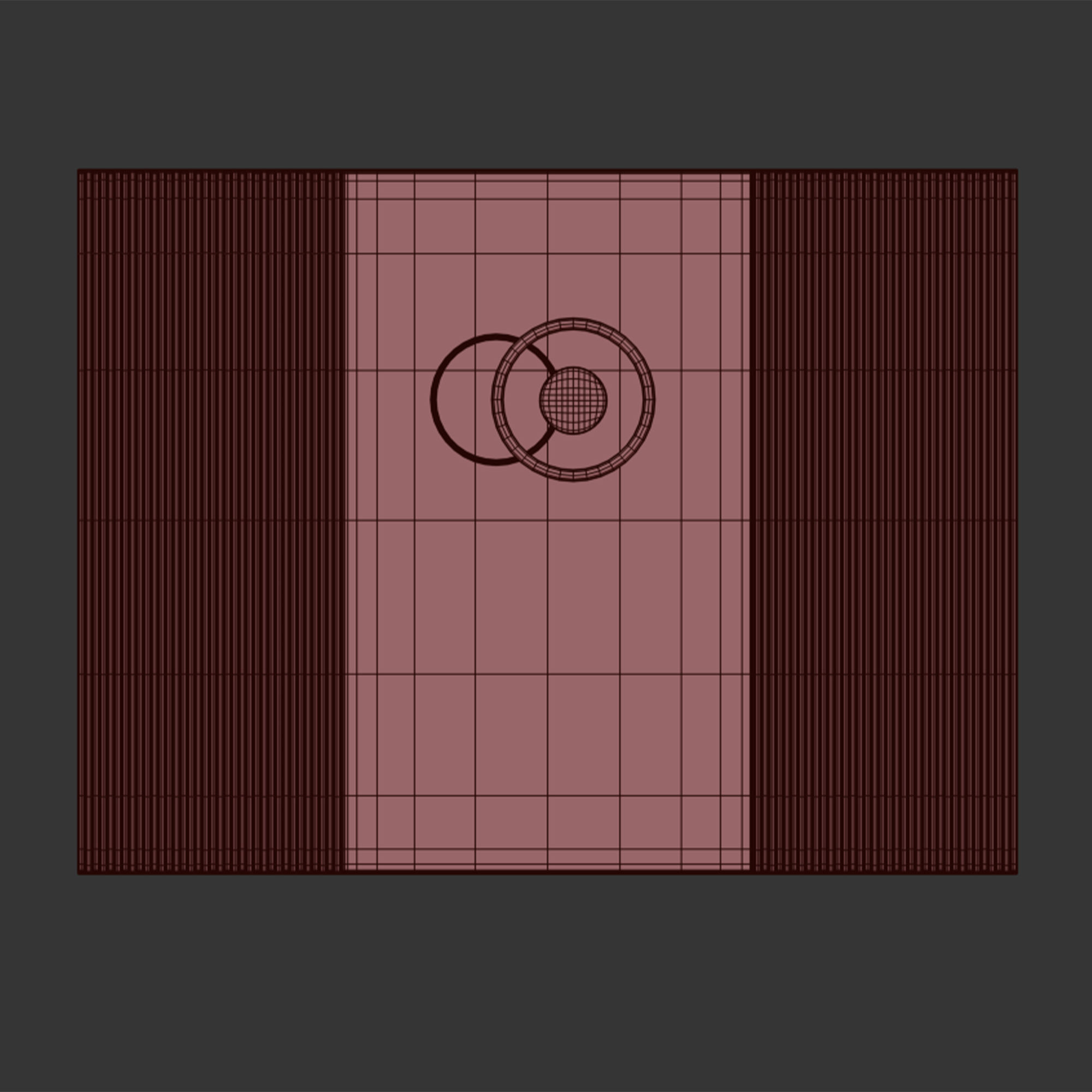 Panel modern wall clocks - contemporary wall clocks 3D model_5