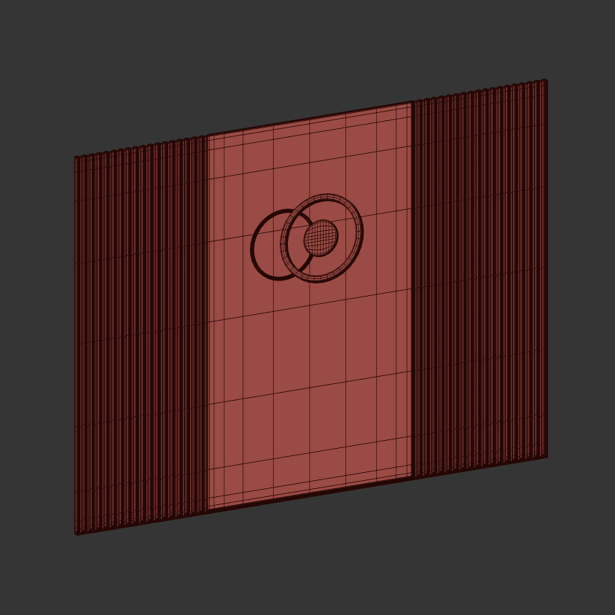 Panel modern wall clocks - contemporary wall clocks 3D model_6