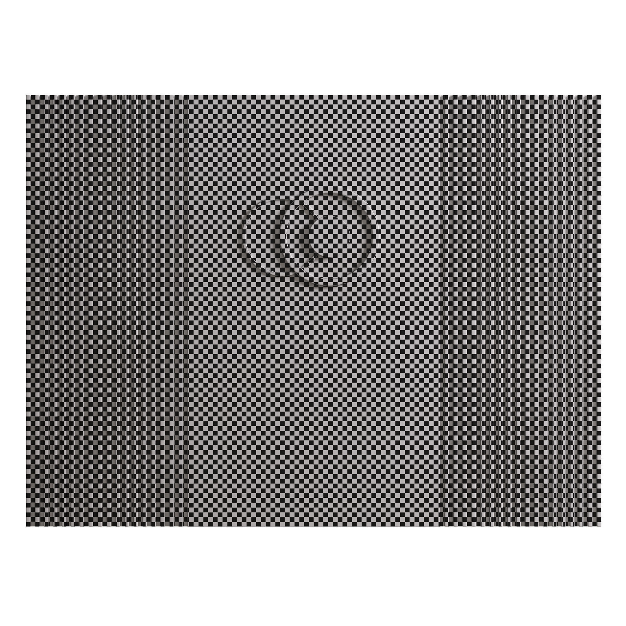 Panel modern wall clocks - contemporary wall clocks 3D model_4