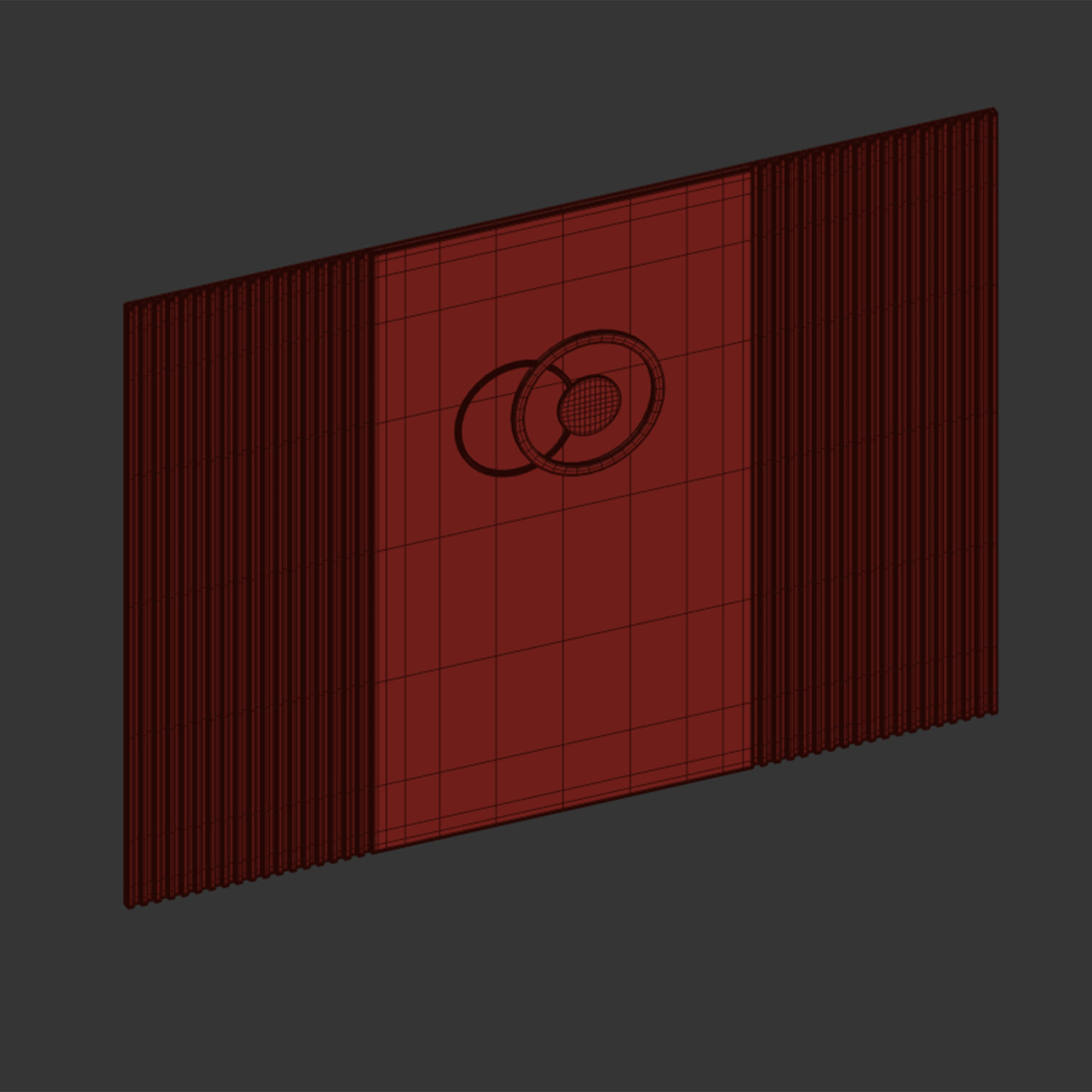 Panel modern wall clocks - contemporary wall clocks 3D model_7