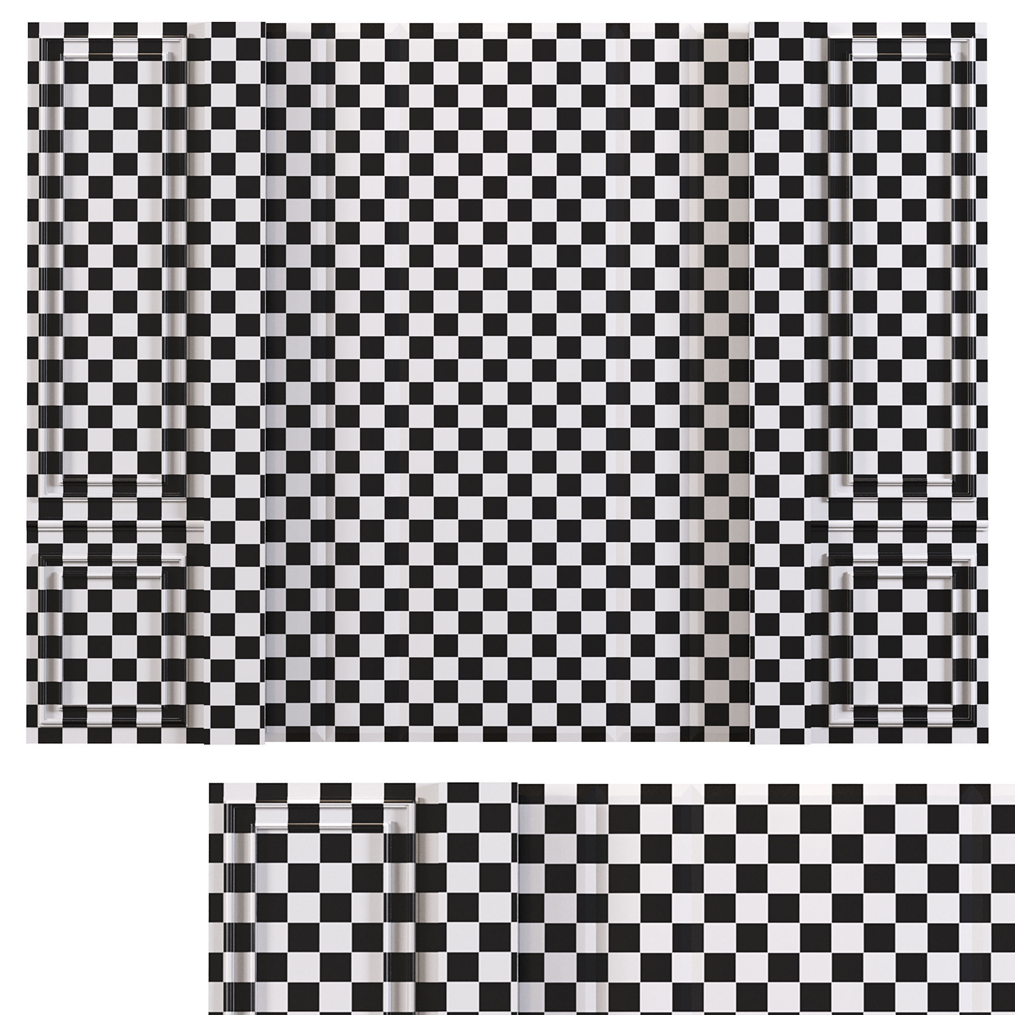 Dekor door 3D model_4