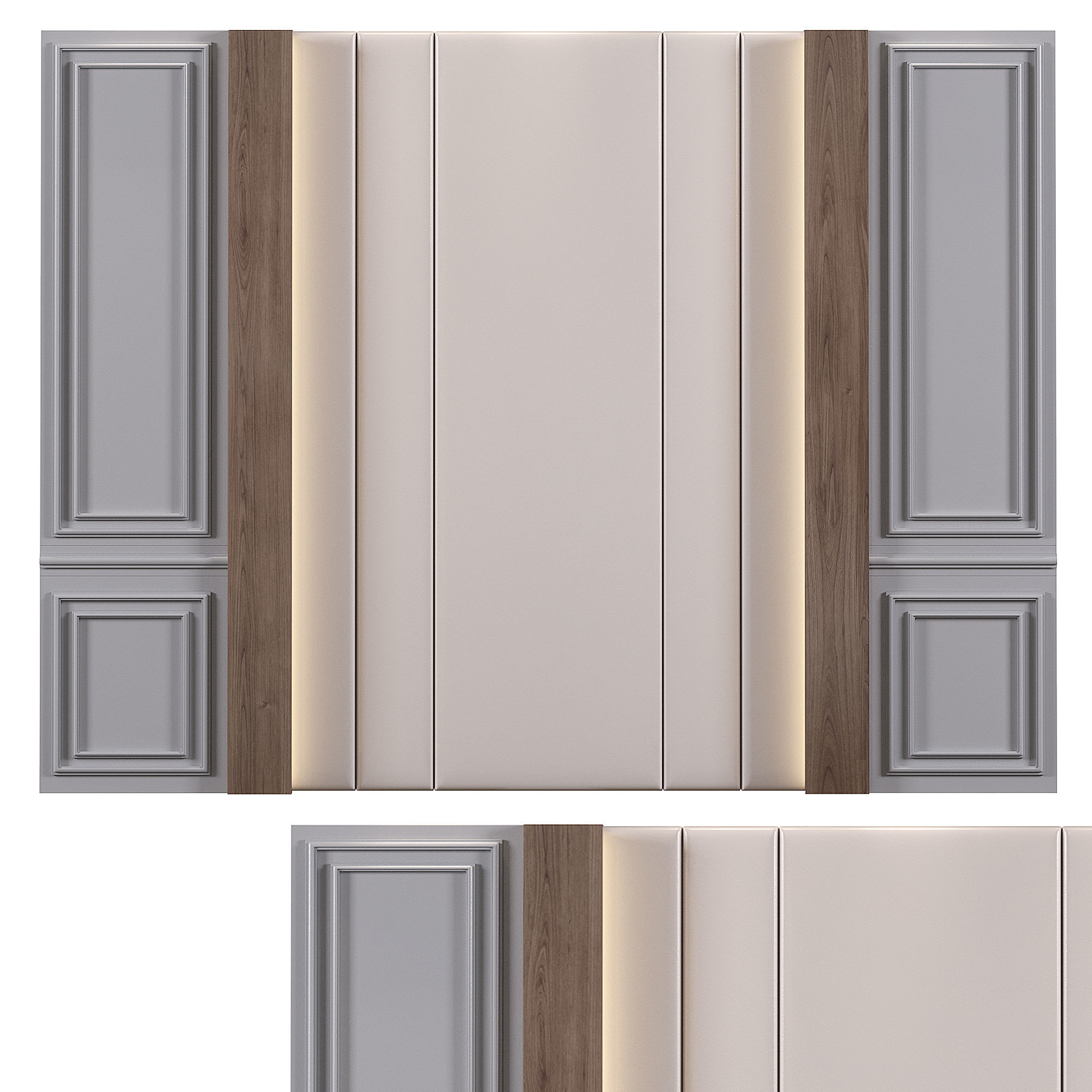 Dekor door 3D model_1