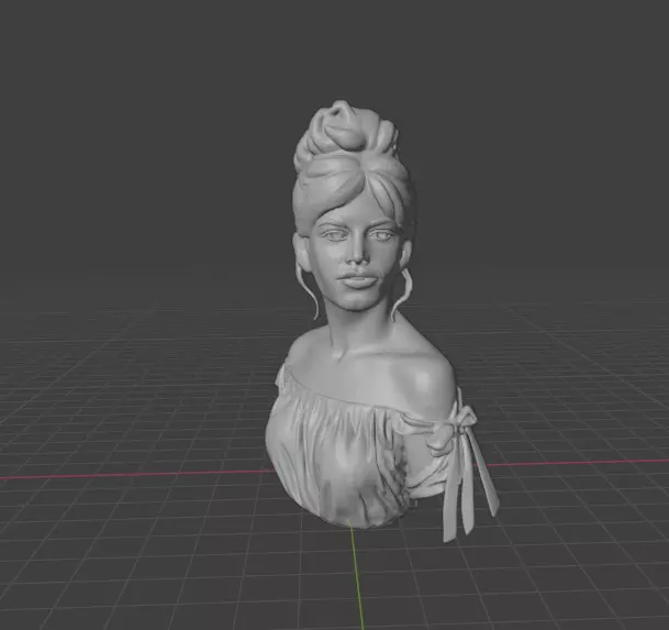 Brigitte Bardot 3D print model_27