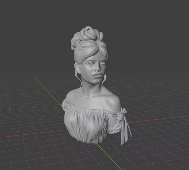 Brigitte Bardot 3D print model_26
