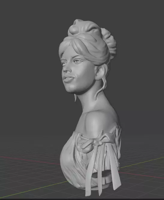 Brigitte Bardot 3D print model_6