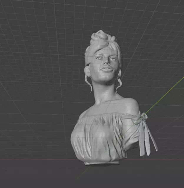 Brigitte Bardot 3D print model_28