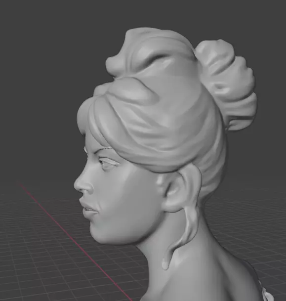 Brigitte Bardot 3D print model_16