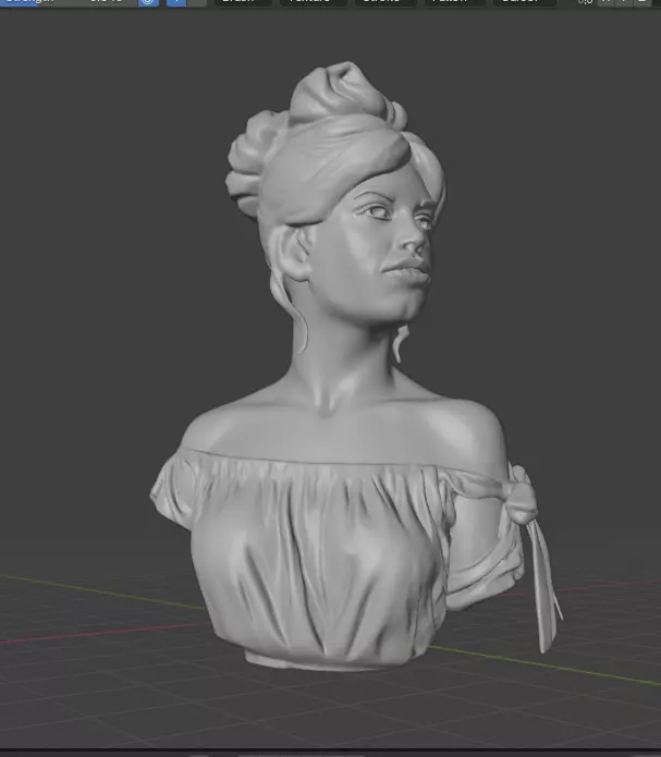 Brigitte Bardot 3D print model_23