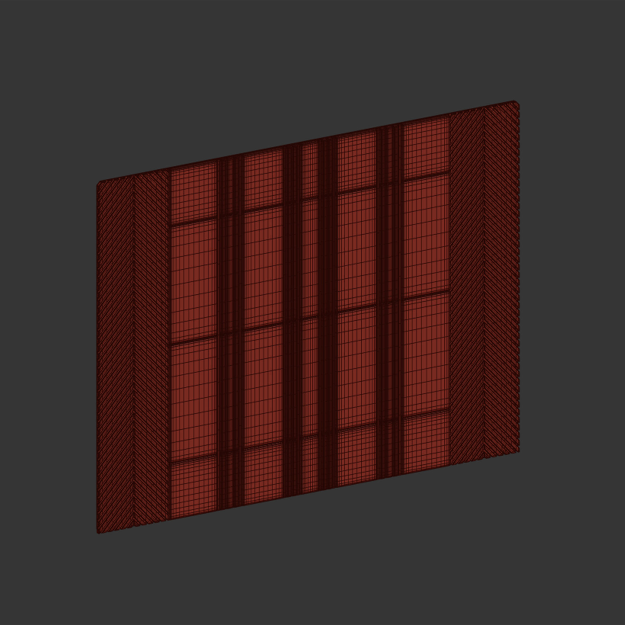 Decor square 3D model_6