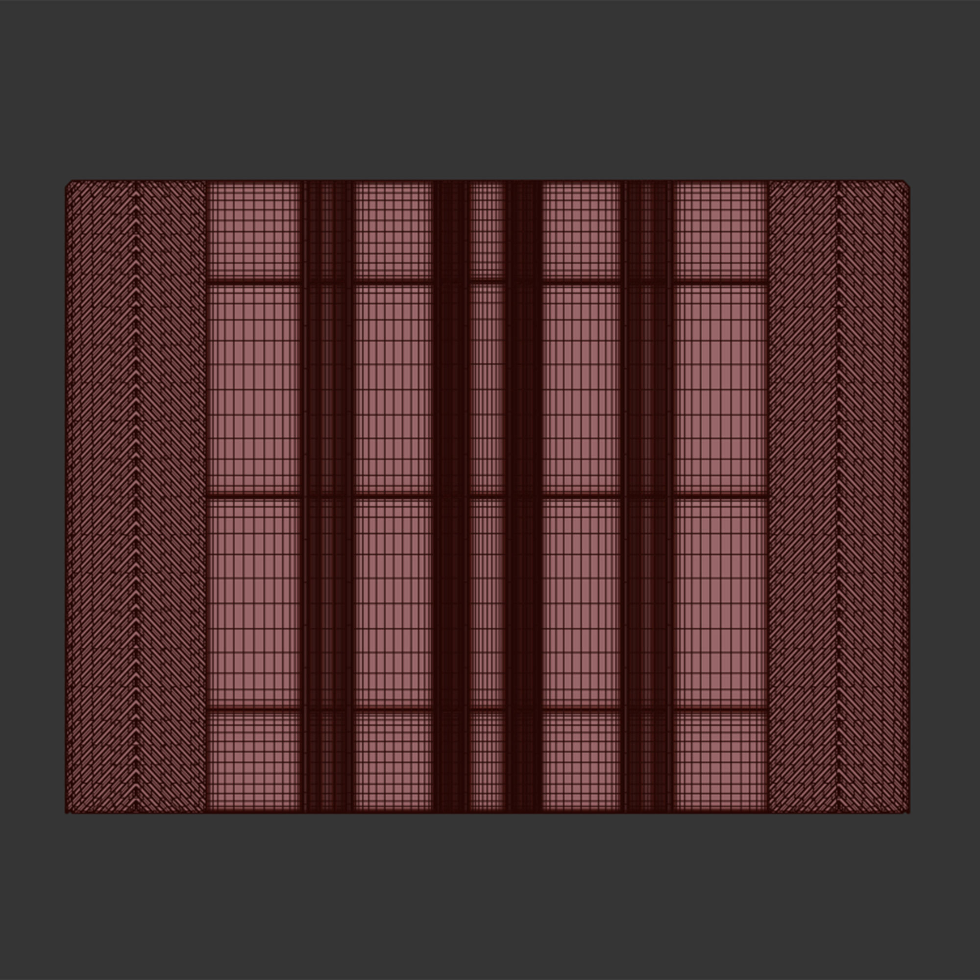 Decor square 3D model_5