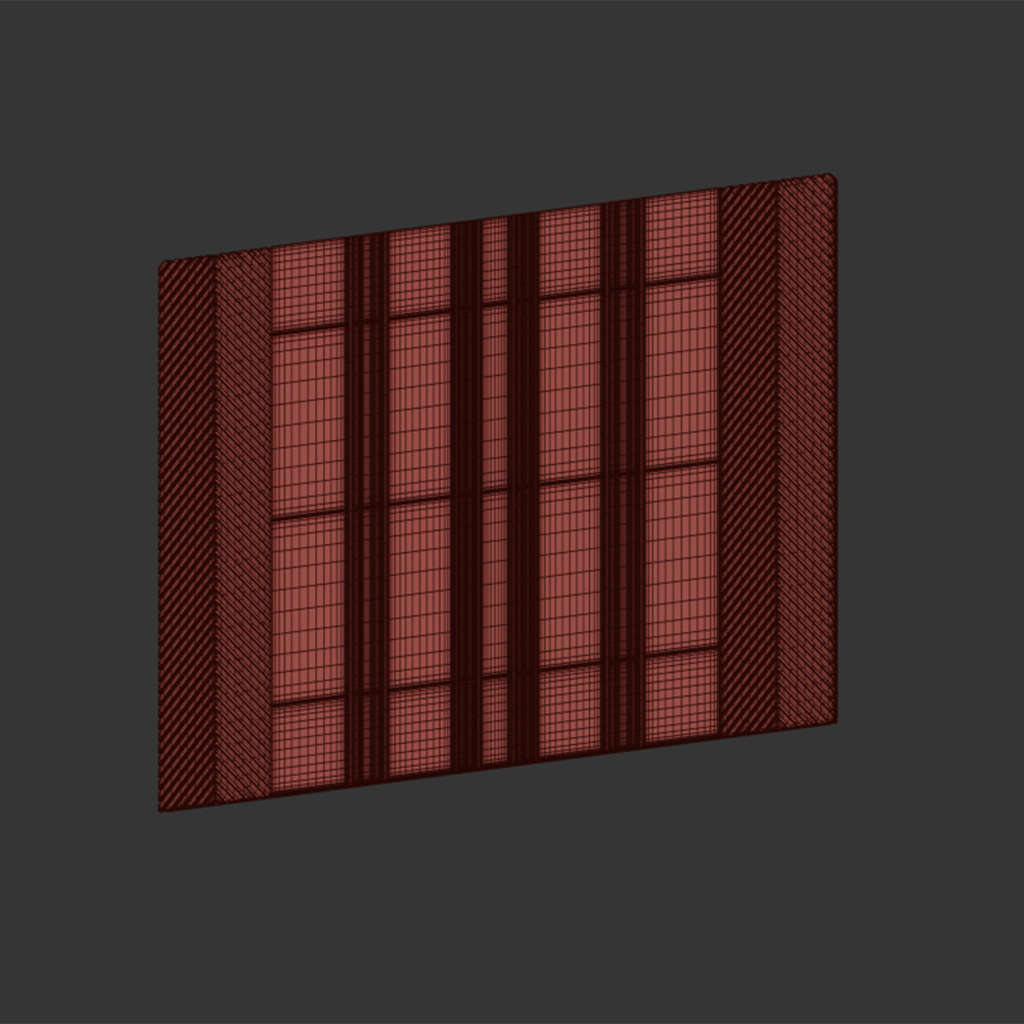 Decor square 3D model_7