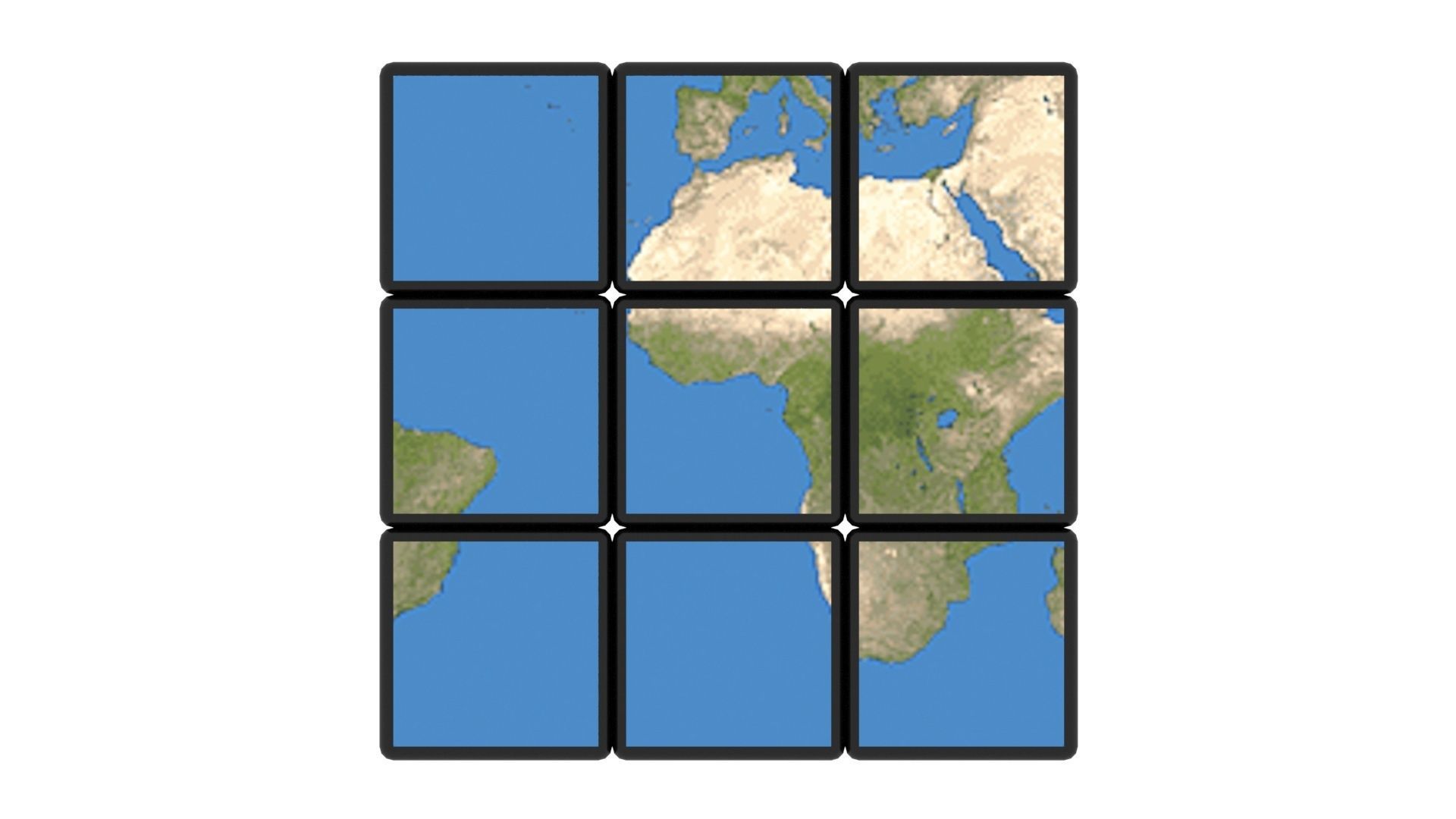 Rubiks Cubes Set With Pictures 3D model_20