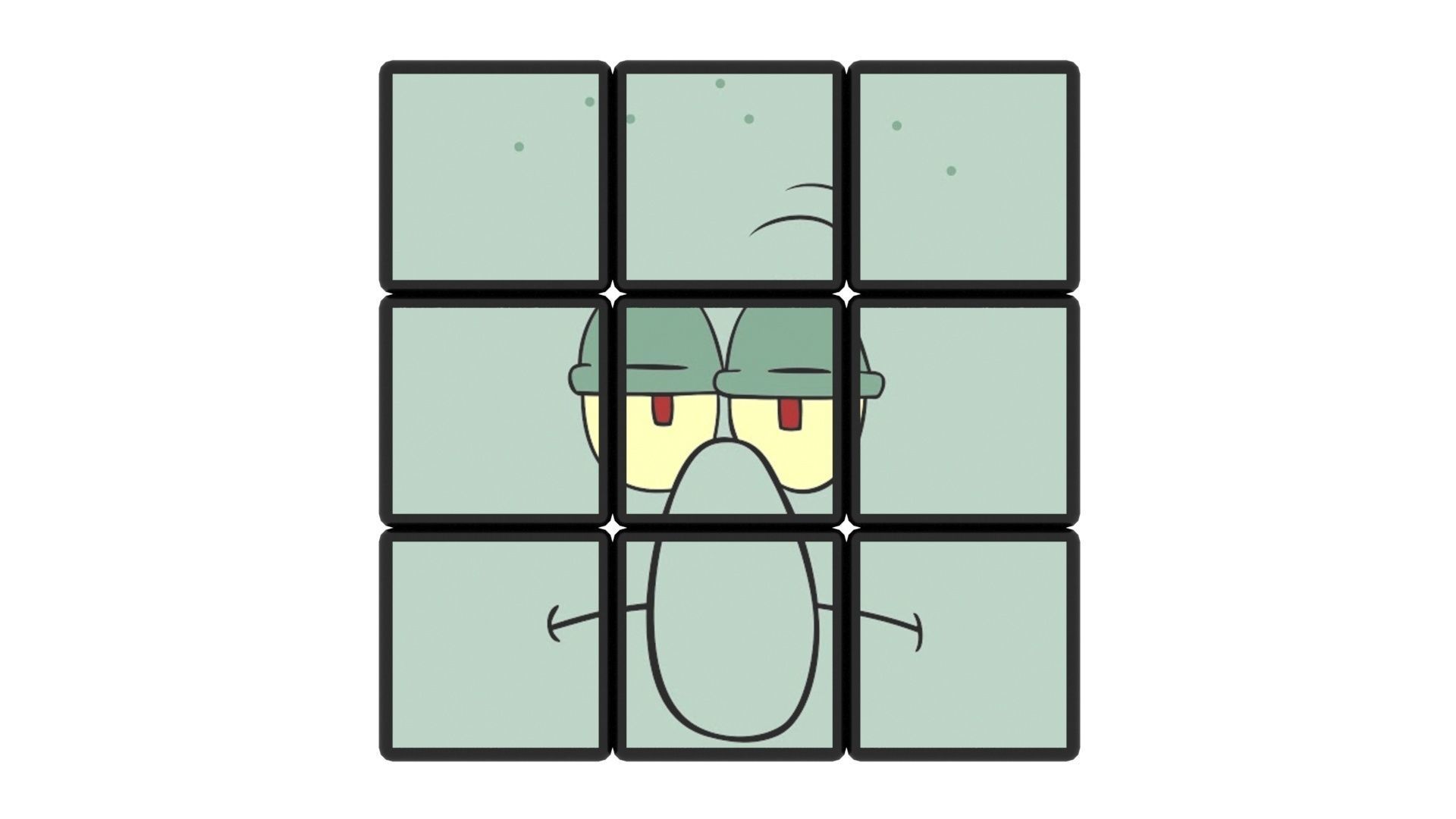 Rubiks Cubes Set With Pictures 3D model_25